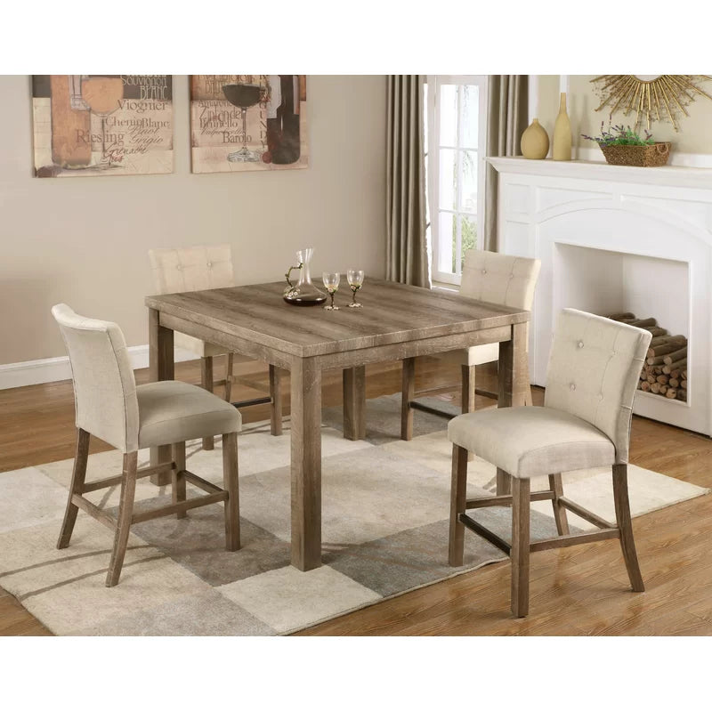 Wooden Bazar - Person Counter Height Dining Set
