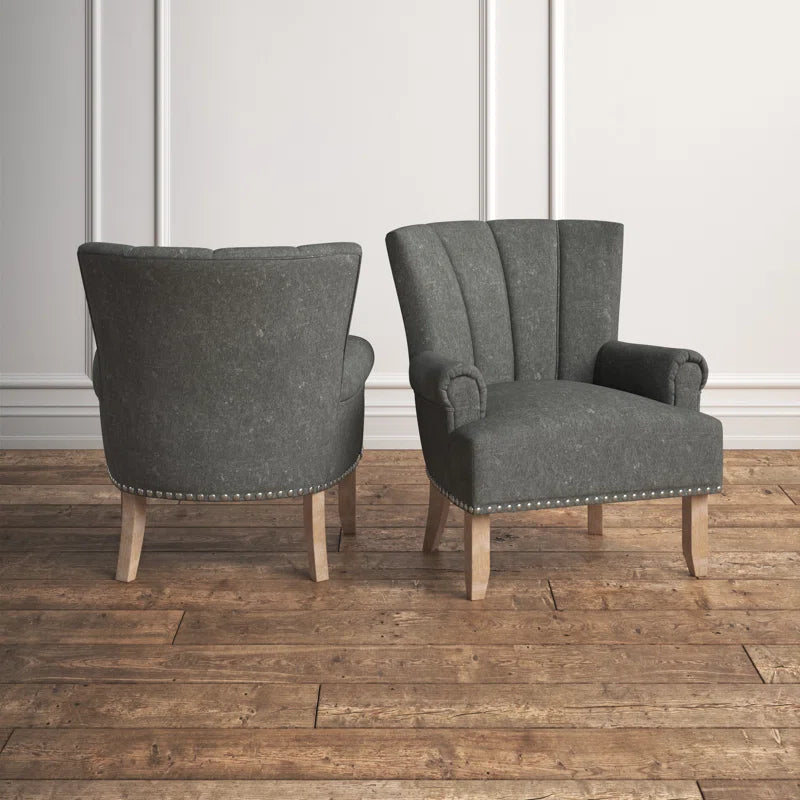 Lyric 29.25'' Wide Tufted Armchair (Set of 2)