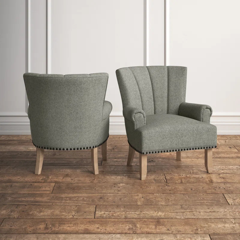 Lyric 29.25'' Wide Tufted Armchair (Set of 2)