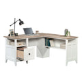 This Office Table made in Marble Top and best wooden material In L shape better for your office and table 