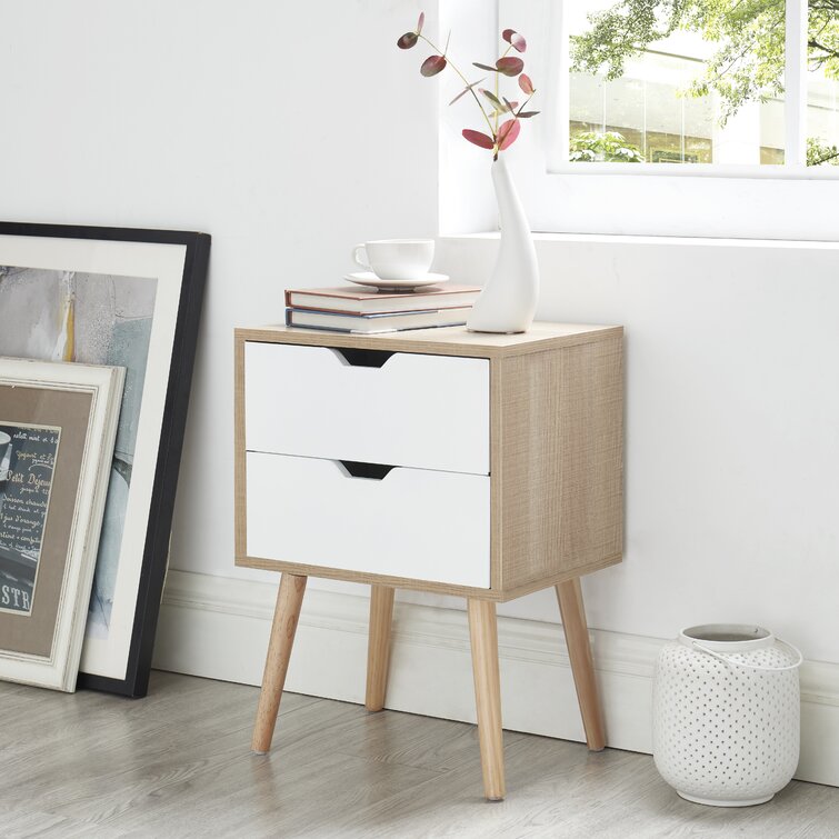 Bedside Table - Wooden Bazar