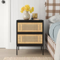 Prudhoe Solid Wood Nightstand Bedside Tables, Side Tables Drawers Tables