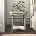 Wooden Bazar  24'' Tall Solid Wood End Table