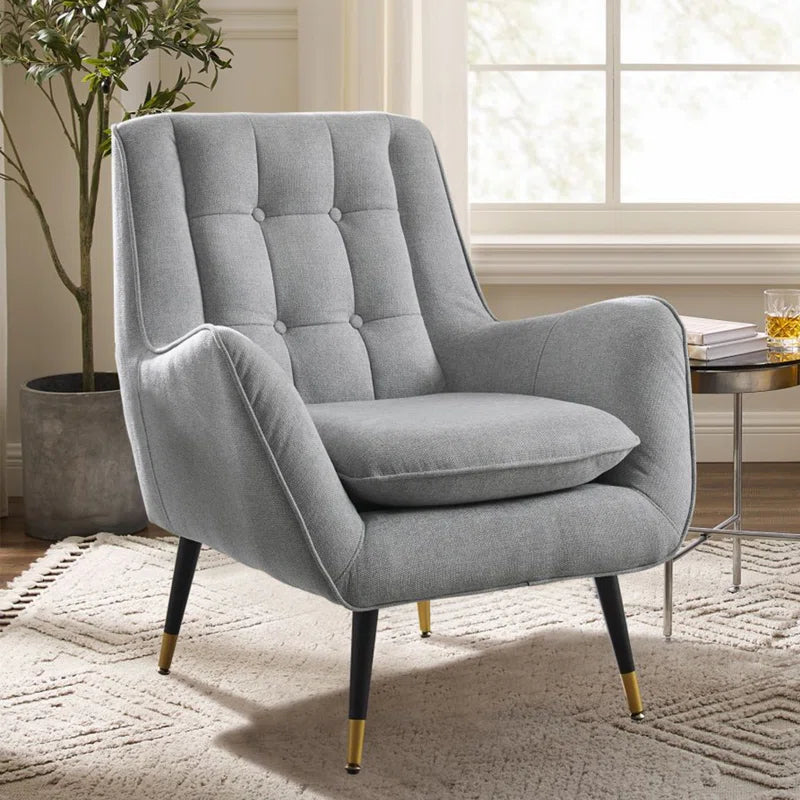 Refugio 30.31'' Wide Tufted Armchair
