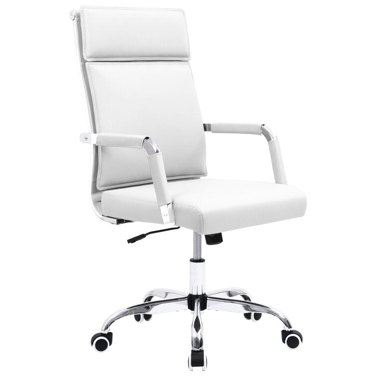 Rowden Ergonomic Faux Leather Conference Chair