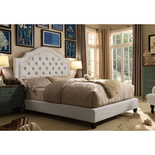 Samberg Tufted Upholstered Low Profile Standard Bed
