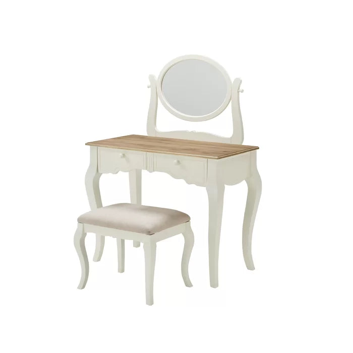 Wooden Bazar Strahan Vanity  dressing table with mirror