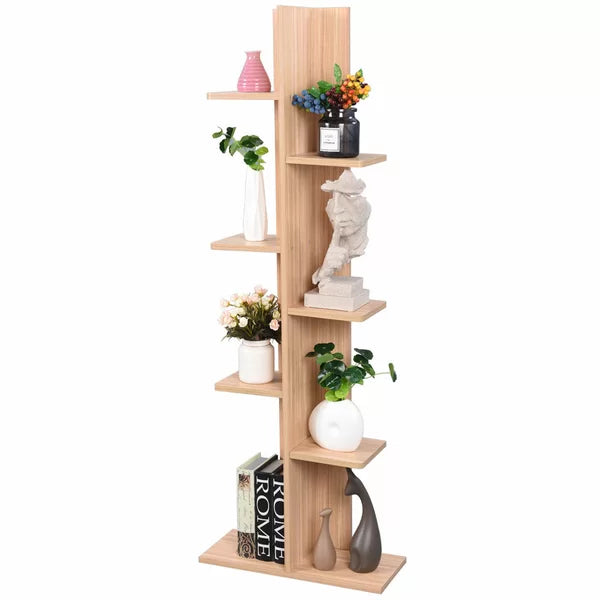 Tidwell 56'' H x 20'' W Solid Wood Ladder Bookcase