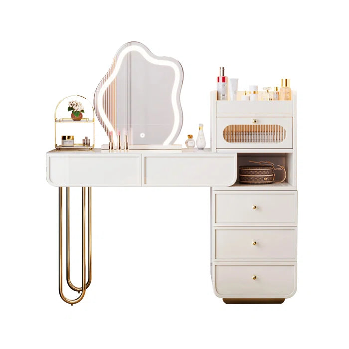 Dressing Table With Stool & Mirror-6