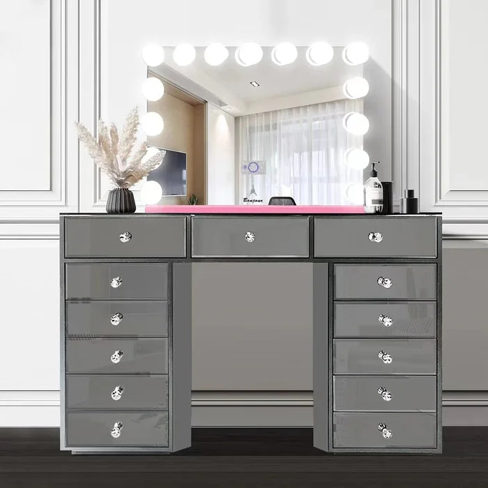 Wooden Bazar Vanity dressing table with mirror with stool