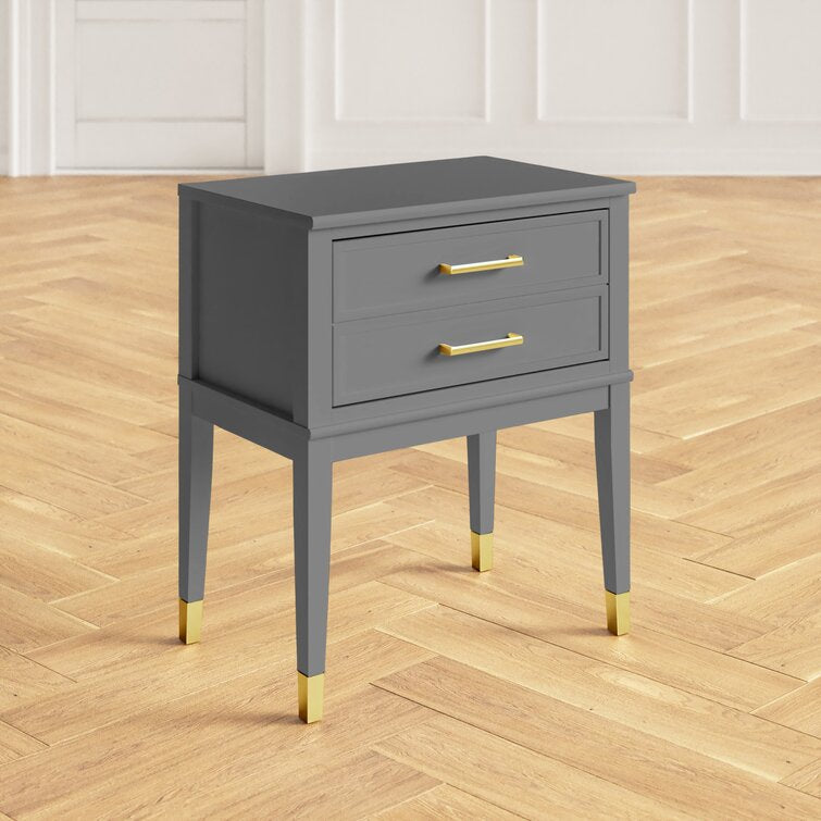Wesley Bedside Table, Side End Table, Nightstand with Drawer