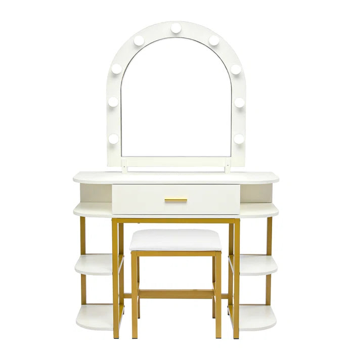 White Dressing Table-4