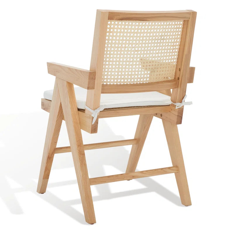 Wooden Bazar Yettem Solid Wood Arm Chair