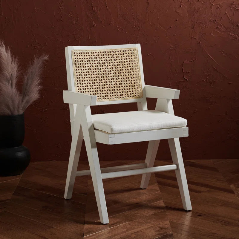Wooden Bazar Yettem Solid Wood Arm Chair