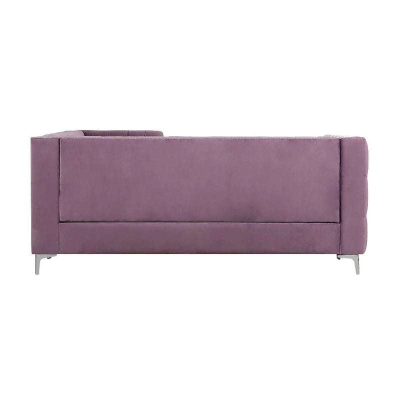 Wooden Bazar ACME Rhett Sectional Sofa, Purple