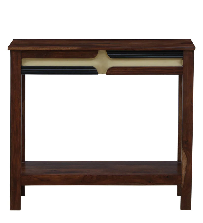 Alamo Solid Wood Console Table in Provincial Teak Finish