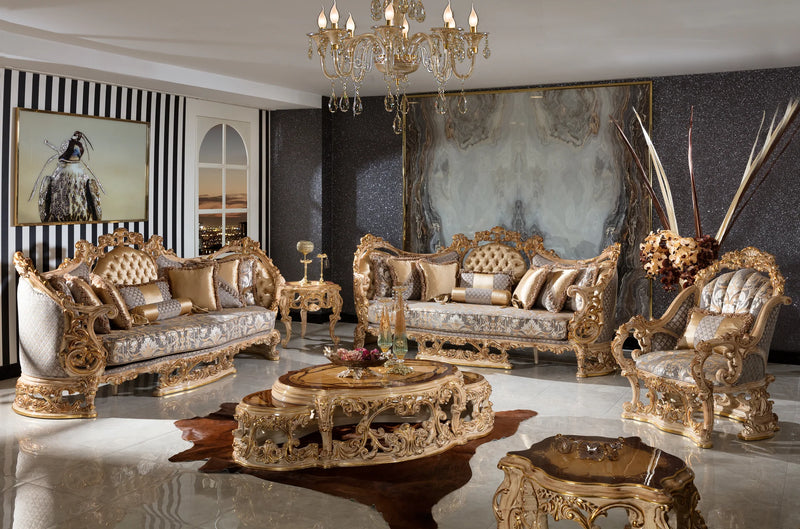 Luxury Sofa Set with Table