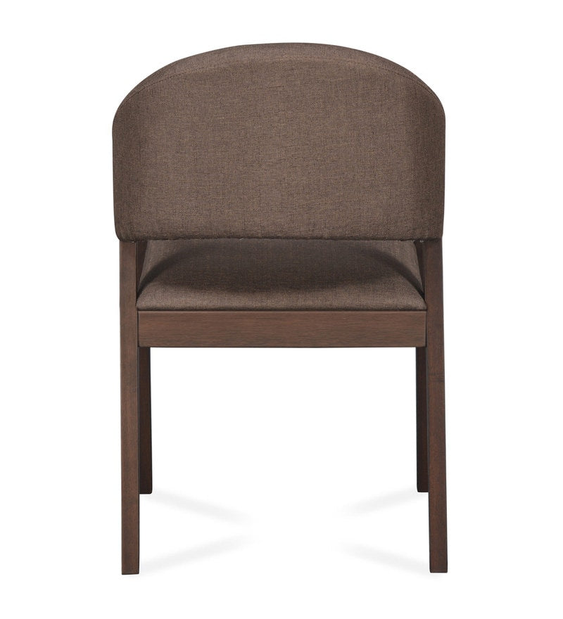 Carleson Solid Wood Armchair in Brown Colour