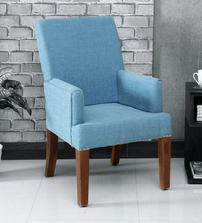 Wooden Bazar Forlan Solid Wood Arm Chair In Provincial Teak Finish