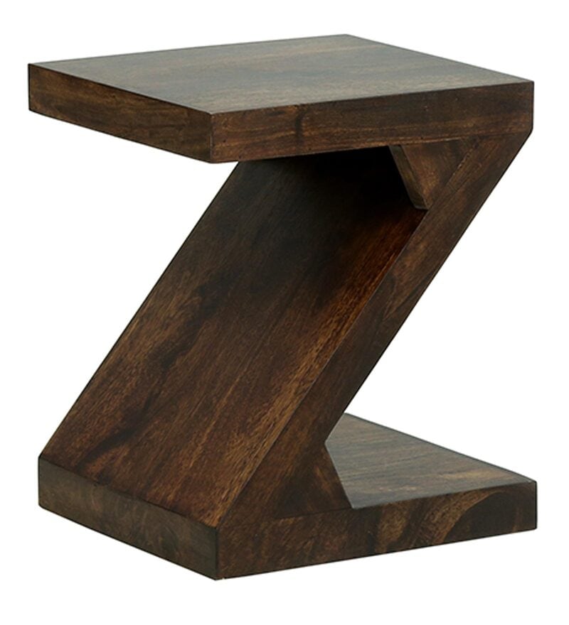 Jelks Solid Wood End Table In Provincial Teak Finish