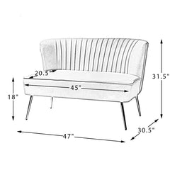 loveseat - Wooden Bazar