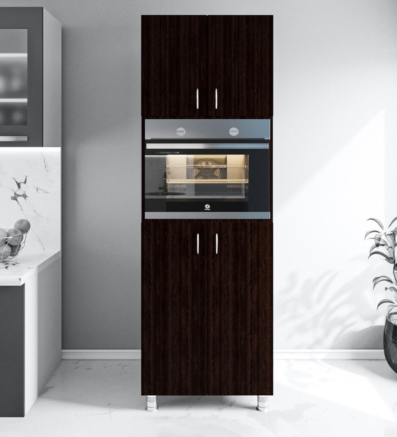 Piquant Microwave Tall Unit in Wenge Finish