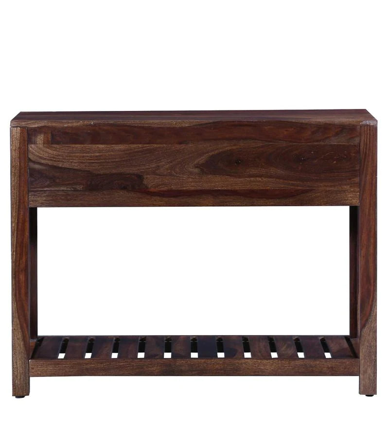 Stigen Solid Wood Console Table In Provincial Teak Finish