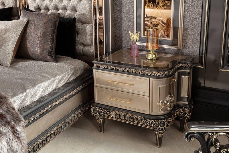 Luxury Bedroom Set with side tables-7