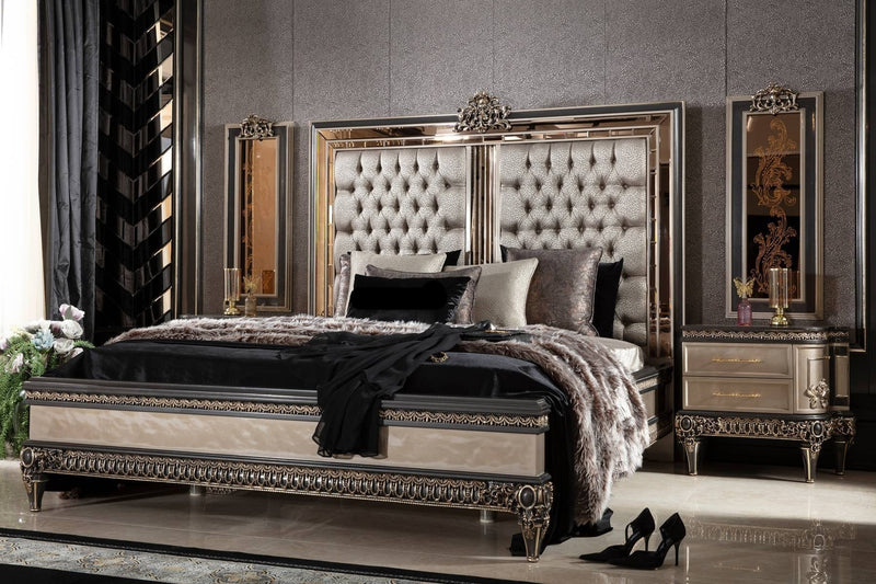 Luxury Bedroom Set with side tables-1