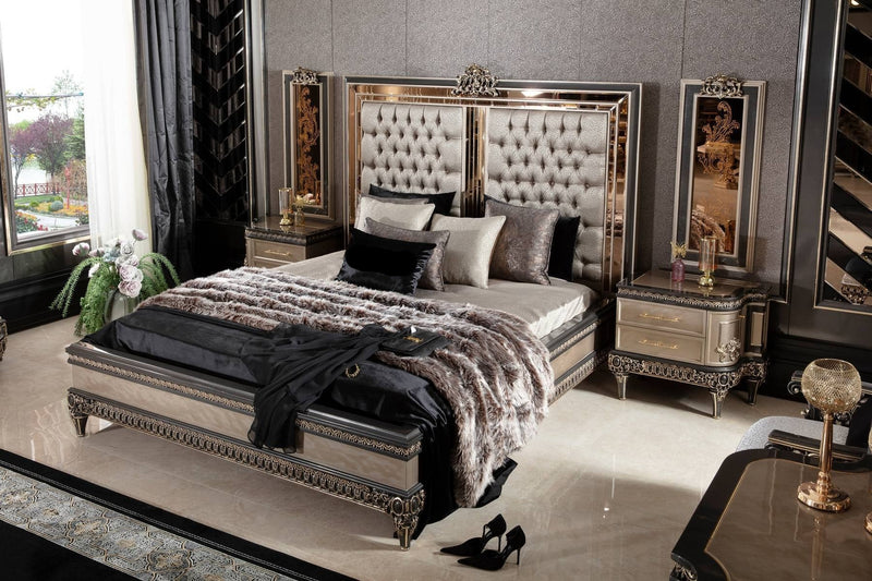 Luxury Bedroom Set with side tables-2